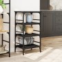 Black Engineered Wood Kitchen Cart 45x35x89.5cm by , Kitchen and dining carts - Ref: Foro24-842326, Price: 63,38 €, Discount: %