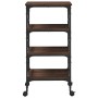 Oak brown engineered wood kitchen cart 45x35x89.5 cm by , Kitchen and dining carts - Ref: Foro24-842330, Price: 63,43 €, Disc...