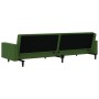 Sofá cama de 2 plazas terciopelo verde oscuro de , Sofás - Ref: Foro24-375939, Precio: 240,50 €, Descuento: %