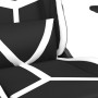 Black and white synthetic leather massage gaming chair by , Gaming chairs - Ref: Foro24-345428, Price: 124,22 €, Discount: %