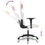 Massage-Gaming-Stuhl aus weißem und rosa Kunstleder von , Gaming-Stühle - Ref: Foro24-345454, Preis: 127,06 €, Rabatt: %