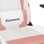 Massage-Gaming-Stuhl aus weißem und rosa Kunstleder von , Gaming-Stühle - Ref: Foro24-345454, Preis: 127,06 €, Rabatt: %