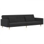 Sofá cama de 2 plazas con dos almohadas tela gris oscuro de , Sofás - Ref: Foro24-375800, Precio: 241,15 €, Descuento: %