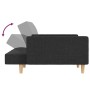 2-seater sofa bed with two pillows in dark gray fabric by , Sofas - Ref: Foro24-375800, Price: 241,15 €, Discount: %