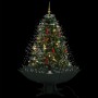 Christmas tree with snow with base in green umbrella 140 cm by vidaXL, Christmas trees - Ref: Foro24-284333, Price: 179,55 €,...