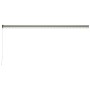 Manual retractable awning with cream LED light 600x300 cm by , Awnings - Ref: Foro24-3055234, Price: 496,35 €, Discount: %