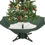 Christmas tree with snow with base in green umbrella 140 cm by vidaXL, Christmas trees - Ref: Foro24-284333, Price: 179,55 €,...