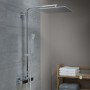 SCHÜTTE SUMBA double shower thermostatic system by SCHÜTTE, shower heads - Ref: Foro24-425814, Price: 332,94 €, Discount: %