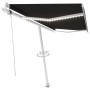 Toldo automático LED sensor de viento gris antracita 400x350 cm de , Toldos - Ref: Foro24-3069634, Precio: 784,46 €, Descuent...