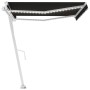 Toldo automático LED sensor de viento gris antracita 400x350 cm de , Toldos - Ref: Foro24-3069634, Precio: 784,46 €, Descuent...