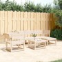 Garden sofa set 5 pieces solid pine wood by , Garden sets - Ref: Foro24-3216915, Price: 349,77 €, Discount: %