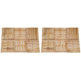 Verandafliesen 12 Einheiten braunes Holz 50x50 cm von , Böden und Teppiche - Ref: Foro24-276434, Preis: 124,53 €, Rabatt: %