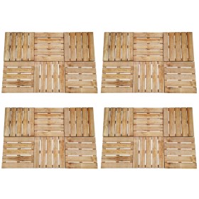 Porch tiles 24 units brown wood 50x50 cm by , Floors and carpets - Ref: Foro24-276436, Price: 245,71 €, Discount: %