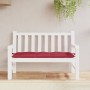 Garden bench cushion Oxford fabric red red 120x50x7 cm by , Cushions for chairs and sofas - Ref: Foro24-314953, Price: 32,99 ...