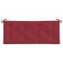 Cojín de banco de jardín tela Oxford rojo tinto 120x50x7 cm de , Cojines para sillas y sofás - Ref: Foro24-314953, Precio: 32...