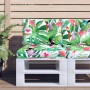 Cushions for pallet sofa 2 pieces multicolored fabric by , Cushions for chairs and sofas - Ref: Foro24-360684, Price: 48,70 €...