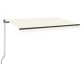 Cream manual retractable awning 450x350 cm by , Awnings - Ref: Foro24-3069197, Price: 414,81 €, Discount: %