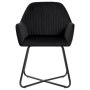 Dining chairs 4 units black velvet by vidaXL, dining chairs - Ref: Foro24-277011, Price: 353,33 €, Discount: %