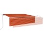 Automatic awning with LED blinds wind sensor 6x3 m by , Awnings - Ref: Foro24-3069375, Price: 869,48 €, Discount: %