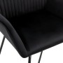 Dining chairs 4 units black velvet by vidaXL, dining chairs - Ref: Foro24-277011, Price: 353,33 €, Discount: %