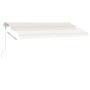 Toldo automático con LED y sensor de viento crema 400x350 cm de , Toldos - Ref: Foro24-3069632, Precio: 783,80 €, Descuento: %