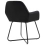 Dining chair 6 units black velvet by vidaXL, dining chairs - Ref: Foro24-277012, Price: 589,49 €, Discount: %