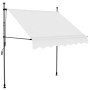 Toldo manual retráctil con LED crema 100 cm de , Toldos - Ref: Foro24-145869, Precio: 72,47 €, Descuento: %