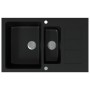 Black Double Bowl Granite Kitchen Sink by , Sinks - Ref: Foro24-151929, Price: 209,75 €, Discount: %