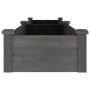 Jardinera arriate con forro madera abeto gris 240x45x25 cm de , Maceteros y jardineras - Ref: Foro24-364297, Precio: 71,99 €,...