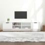 TV cabinet 2 pieces white plywood 80x35x36.5 cm by , TV Furniture - Ref: Foro24-811467, Price: 90,41 €, Discount: %