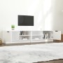 TV cabinet 2 pieces white plywood 80x35x36.5 cm by , TV Furniture - Ref: Foro24-811467, Price: 90,41 €, Discount: %