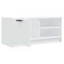 TV cabinet 2 pieces white plywood 80x35x36.5 cm by , TV Furniture - Ref: Foro24-811467, Price: 90,41 €, Discount: %