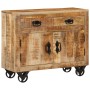 Untreated solid mango wood sideboard 80x30x65 cm by , Sideboards - Ref: Foro24-351689, Price: 295,36 €, Discount: %