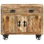 Untreated solid mango wood sideboard 80x30x65 cm by , Sideboards - Ref: Foro24-351689, Price: 295,36 €, Discount: %