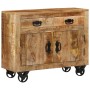 Untreated solid mango wood sideboard 80x30x65 cm by , Sideboards - Ref: Foro24-351689, Price: 295,36 €, Discount: %