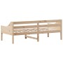 Solid pine wood sofa bed 80x200 cm by , Beds and slatted bases - Ref: Foro24-842826, Price: 119,27 €, Discount: %