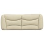 Padded headboard in cream fabric 120 cm by , Headboards and footboards - Ref: Foro24-374566, Price: 61,96 €, Discount: %