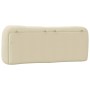 Padded headboard in cream fabric 120 cm by , Headboards and footboards - Ref: Foro24-374566, Price: 61,96 €, Discount: %