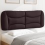 Cabecero de cama acolchado tela marrón oscuro 120 cm de , Cabeceros y pies de cama - Ref: Foro24-374564, Precio: 63,46 €, Des...