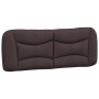 Cabecero de cama acolchado tela marrón oscuro 120 cm de , Cabeceros y pies de cama - Ref: Foro24-374564, Precio: 63,46 €, Des...