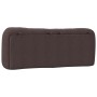 Cabecero de cama acolchado tela marrón oscuro 120 cm de , Cabeceros y pies de cama - Ref: Foro24-374564, Precio: 63,46 €, Des...