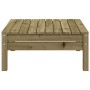 Impregnated pine wood garden stool by , Modular outdoor sofas - Ref: Foro24-838018, Price: 36,57 €, Discount: %