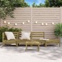 4-seater garden sofa impregnated pine wood by , Modular outdoor sofas - Ref: Foro24-838053, Price: 142,48 €, Discount: %