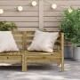 Garden corner sofa impregnated pine wood by , Modular outdoor sofas - Ref: Foro24-837983, Price: 48,32 €, Discount: %