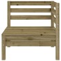 Garden corner sofa impregnated pine wood by , Modular outdoor sofas - Ref: Foro24-837983, Price: 48,32 €, Discount: %