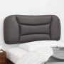 Cabecero de cama acolchado cuero sintético gris 90 cm de , Cabeceros y pies de cama - Ref: Foro24-374547, Precio: 51,73 €, De...