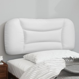 White synthetic leather padded bed headboard 90 cm by , Headboards and footboards - Ref: Foro24-374545, Price: 51,99 €, Disco...