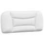 Cabecero de cama acolchado cuero sintético blanco 90 cm de , Cabeceros y pies de cama - Ref: Foro24-374545, Precio: 61,20 €, ...