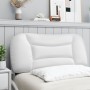 Cabecero de cama acolchado cuero sintético blanco 90 cm de , Cabeceros y pies de cama - Ref: Foro24-374545, Precio: 61,20 €, ...