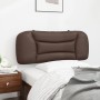 Cabecero de cama acolchado cuero sintético marrón 100 cm de , Cabeceros y pies de cama - Ref: Foro24-374558, Precio: 55,72 €,...